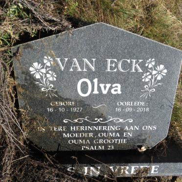 ECK Olva, van 1927-2018