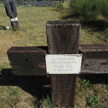LOMBARD Christoffel Jacobus 1931-2014