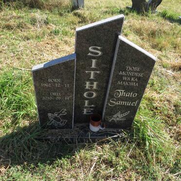 SITHOLE Thato Samuel 1962-2010