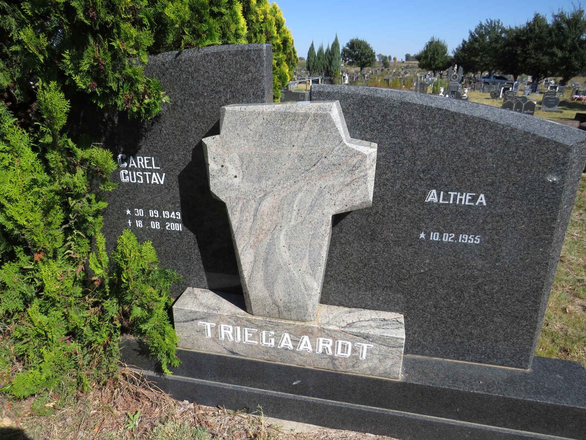 TRIEGAARDT Carel Gustav 1949-2001 &amp; Althea 1955-