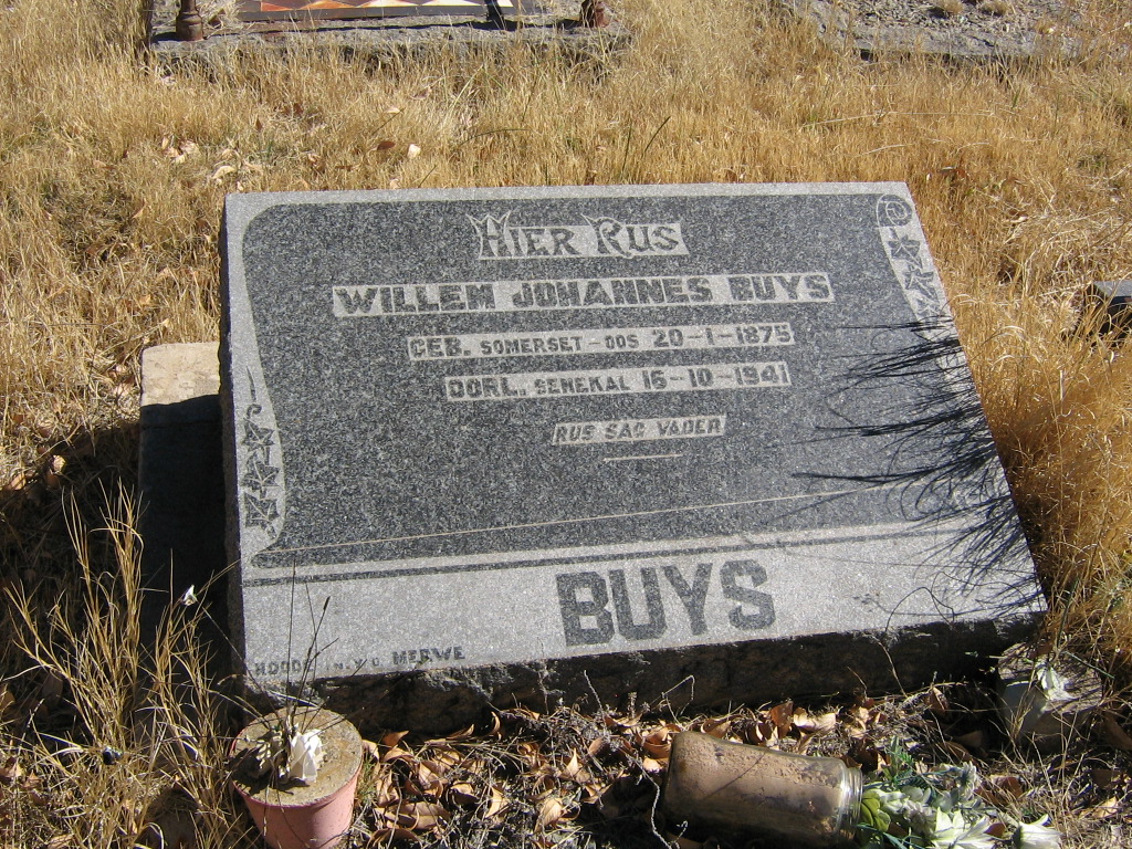 BUYS Willem Johannes 1875-1941