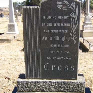 CROSS John Midgley 1898-1974