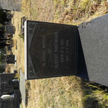 HARTMAN Albert 1905-1908