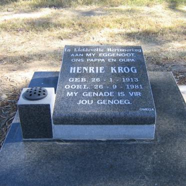 KROG Henrie 1913-1981