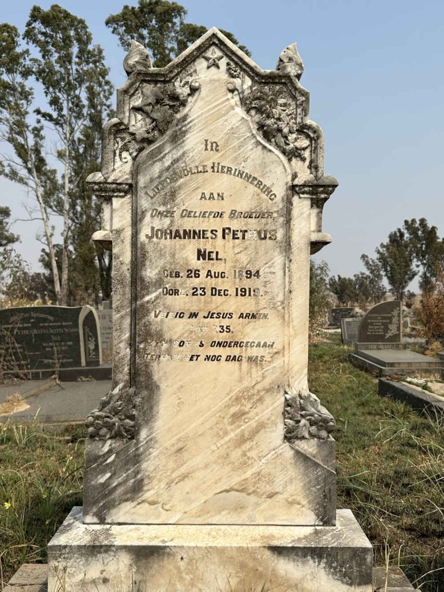 NEL Johannes Petrus 1894-1919