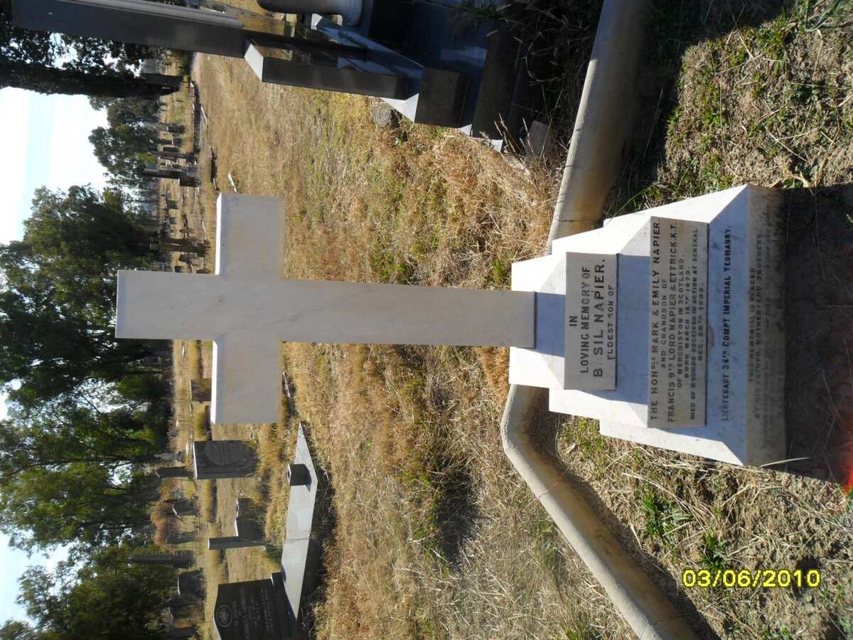 NAPIER Basil 1875-1900