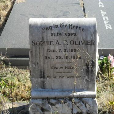 OLIVIER Sophie A. C. 1894-1936