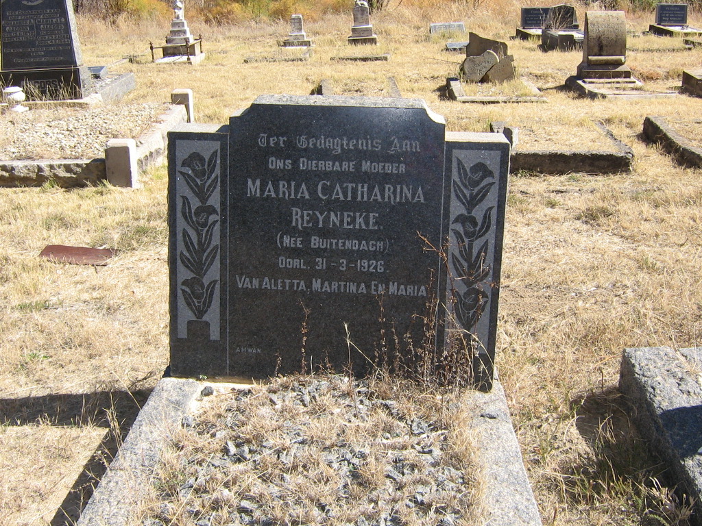 REYNEKE Maria Catharina BUITENDAGH -1926