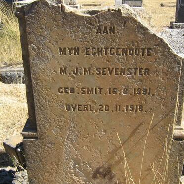 SEVENSTER M.J.M. 1891-1918