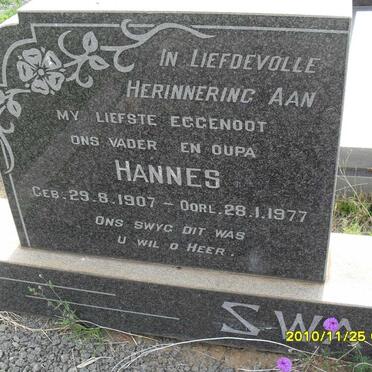 SWANEPOEL Hannes 1907-1977