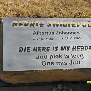 SWANEPOEL Albertus Johannes 1933-2005