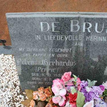 BRUIN Petrus Gerhardus, de 1932-19??