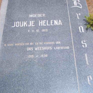 BRASLER Joukje Helena -1965