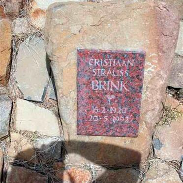 BRINK Cristiaan Strauss 1920-1992