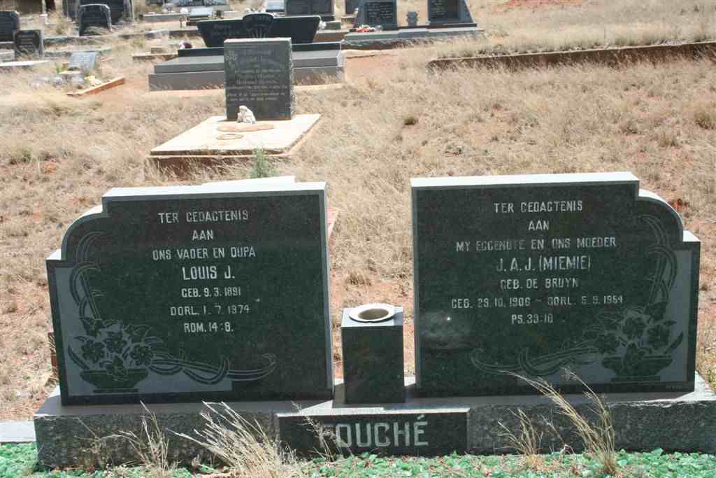 FOUCHE Louis J. 1891-1974 &amp; J.A.J. DE BRUYN 1906-1954