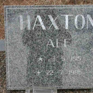 HAXTON Alf 1915-1996