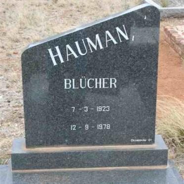 HAUMAN Blücher 1923-1978
