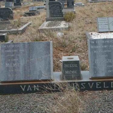 JAARSVELDT Miemie, van  1908-1973 :: VAN JAARSVELDT Bessie 1903-1976