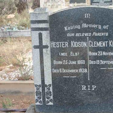 KIDSON Clement 1867-1938 &amp; Hester ELS 1860-1938