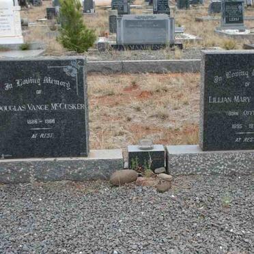 McCUSKER Douglas Vance 1886-1966 &amp; Lillian Mary OFFICER 1895-1978