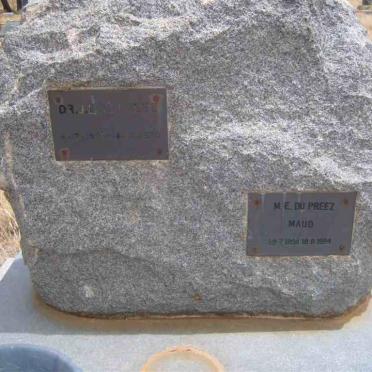 PREEZ J.L. 189?-1970 &amp; M.E. 1898-1994