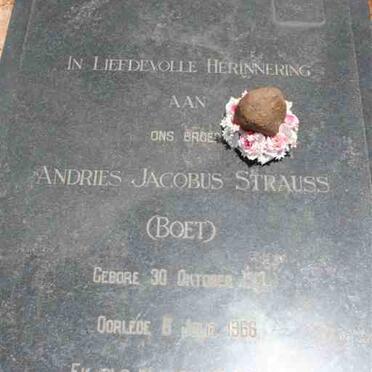 STRAUSS Andries Jacobus 1913-1966