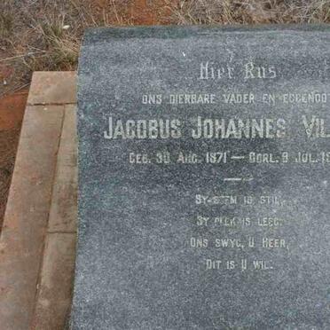 VILJOEN Jacobus Johannes 1871-1948