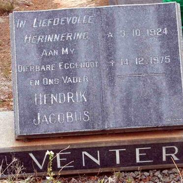 VENTER Hendrik Jacobus 1924-1975