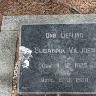 VILJOEN Susanna 1925-1930