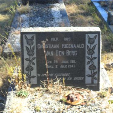 BERG Christiaan Rigenaald, van den 1911-1947