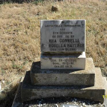 HATTINGH Anna Cornelia Petronella nee VAN BLERK 1858-1941