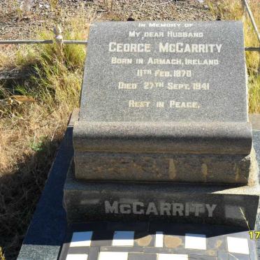 McCARRITY George 1870-1941