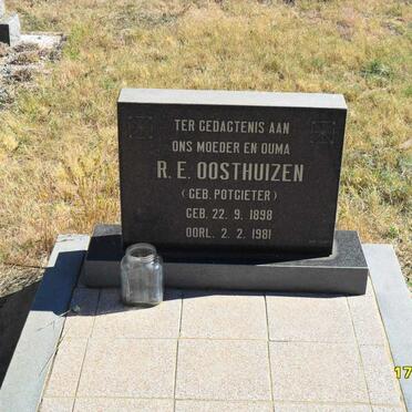 OOSTHUIZEN R.E. nee POTGIETER 1898-1981