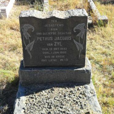 ZYL Petrus Jacobus, van 1943-1960