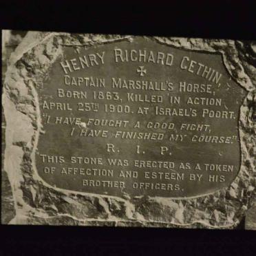 CETHIN Henry Richard 1863-1900