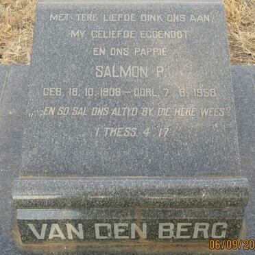 BERG Salmon P., van den 1908-1959
