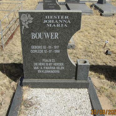 BOUWER Hester Johanna Maria 1917-1998