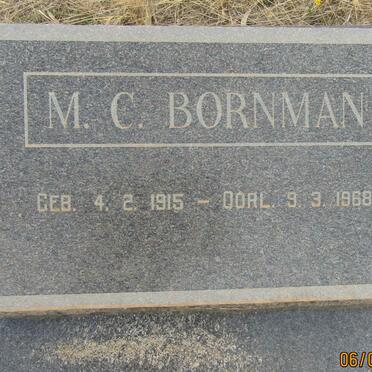 BORNMAN M. C. 1915-1968