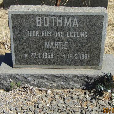 BOTHMA Martie 1959-1968