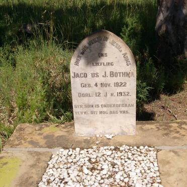 BOTHMA Jacobus J. 1922-1932