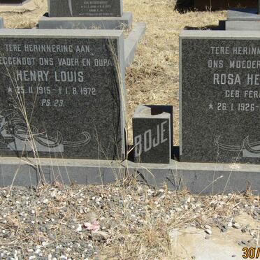BOJE Henry Louis 1915-1972 &amp; Rosa Hermina FERREIRA 1926-1990