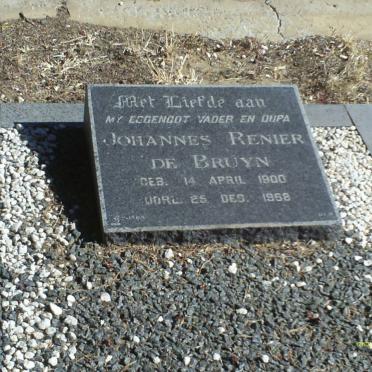 BRUYN Johannes Renier, de 1900-1968