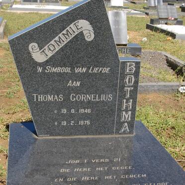 BOTHMA Thomas Cornelius 1946-1975