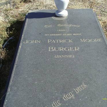 BURGER John Patrick Moore