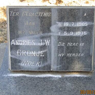 CRONJE Andries J.W. 1905-1975