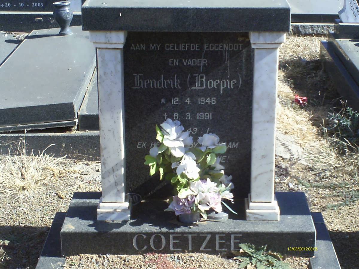 COETZEE Hendrik 1946-1991