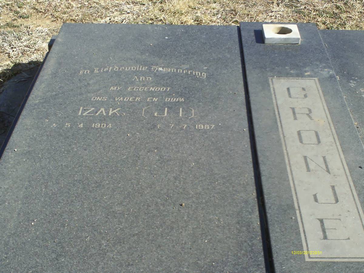 CRONJE J.I. 1904-1987