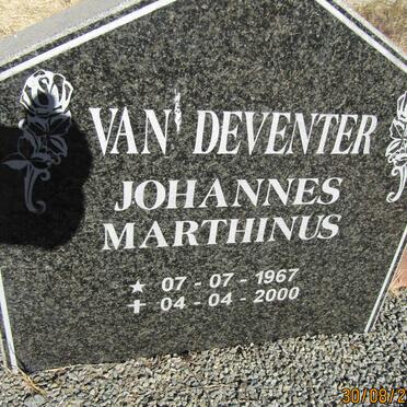 DEVENTER Johannes Marthinus, van 1967-2000