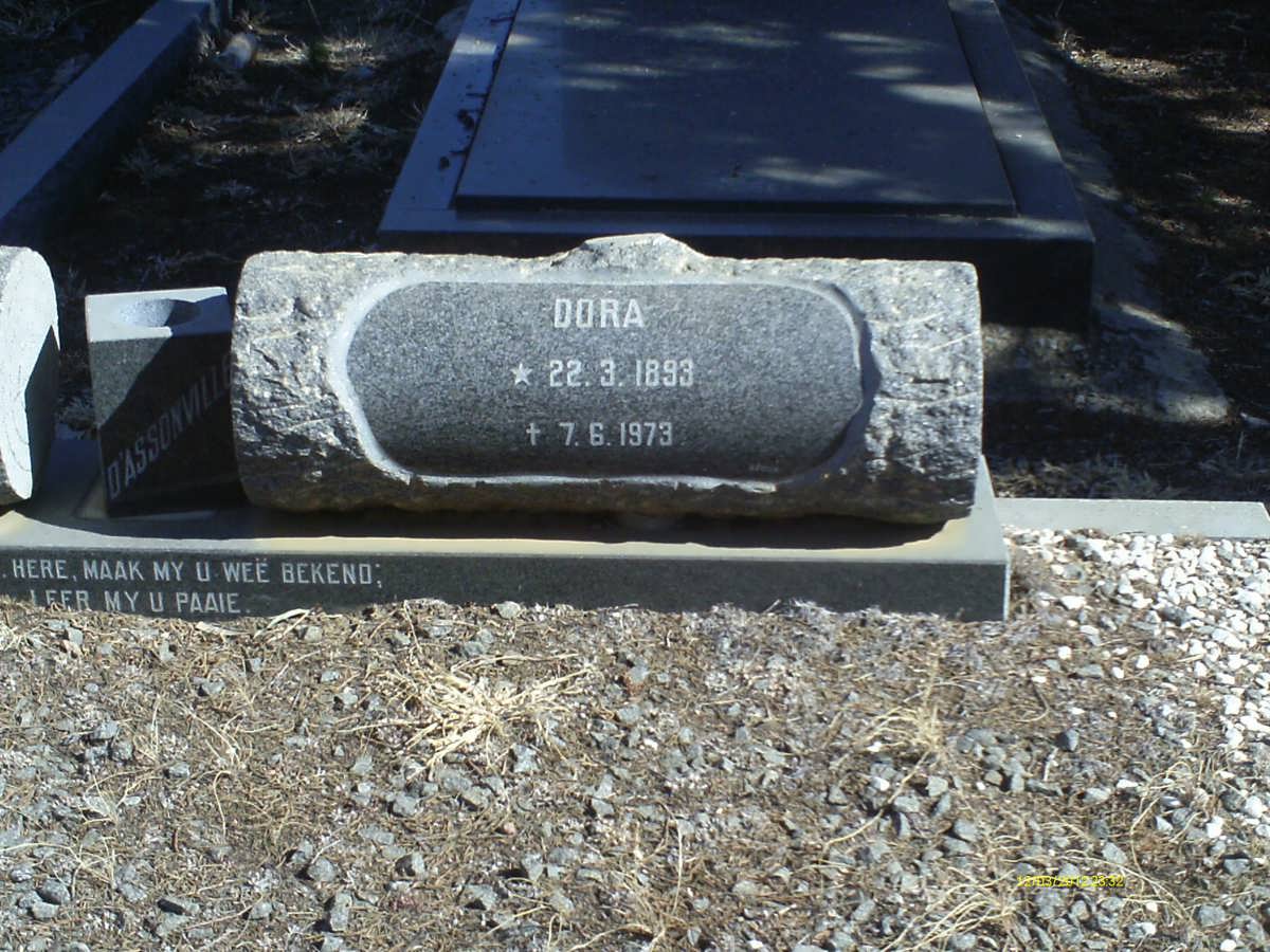 D'ASSONVILLE Dora 1893-1973