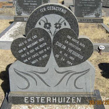 ESTERHUIZEN Gideon Theodorus 1920-1984